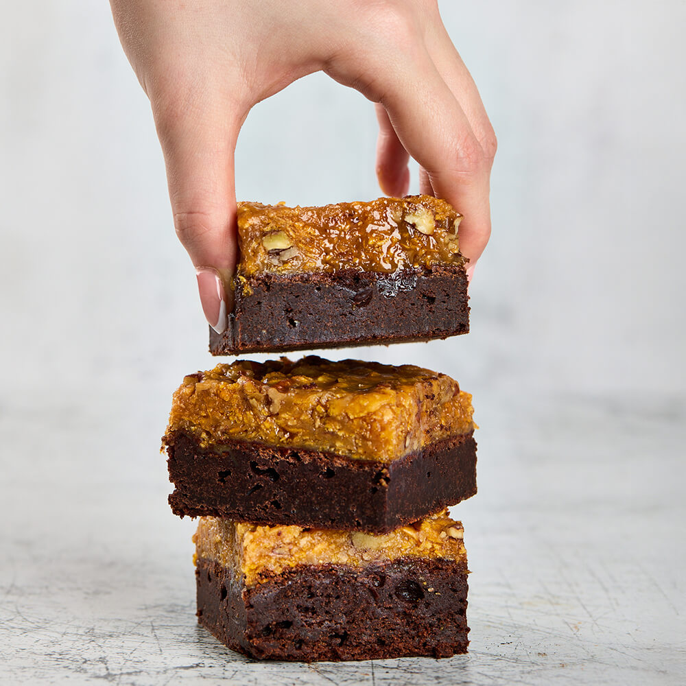 Salted Caramel and Pecans Brownies delivered by post