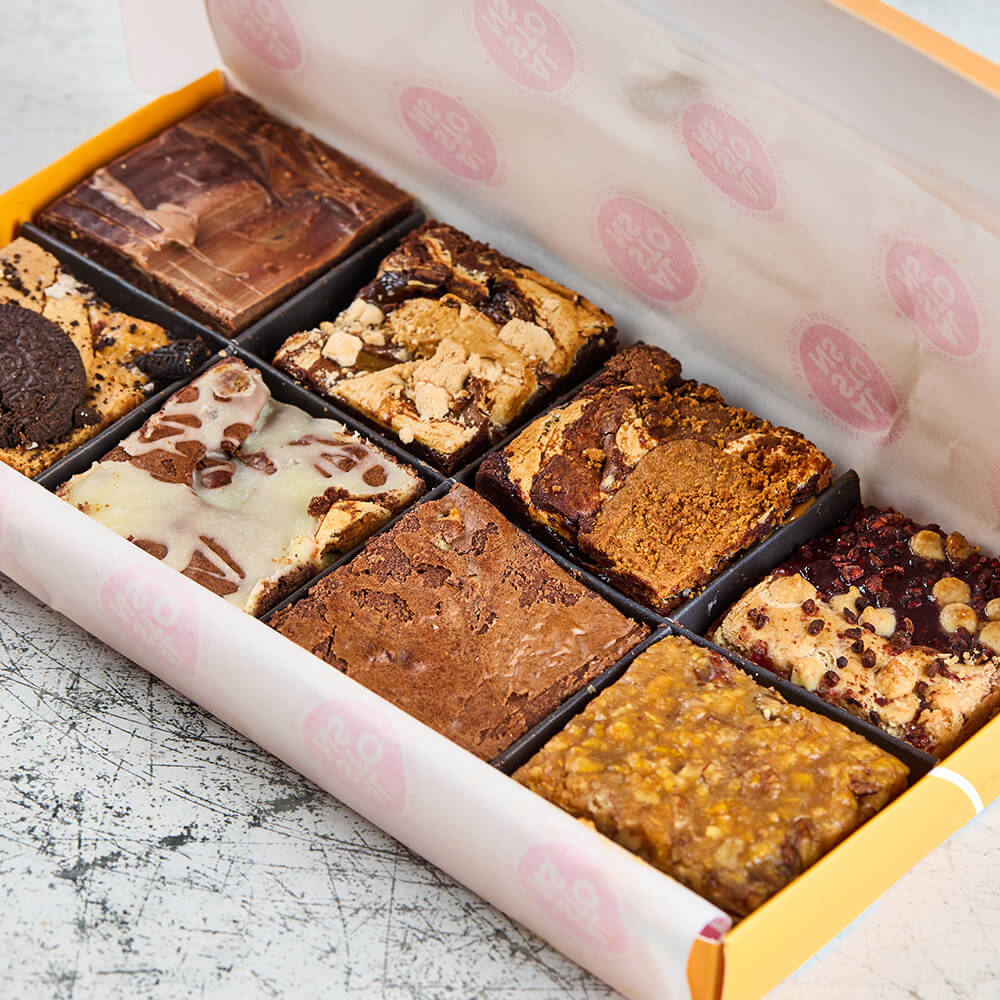 Beautifully packaged brownies delivered nationwide throughout the UK